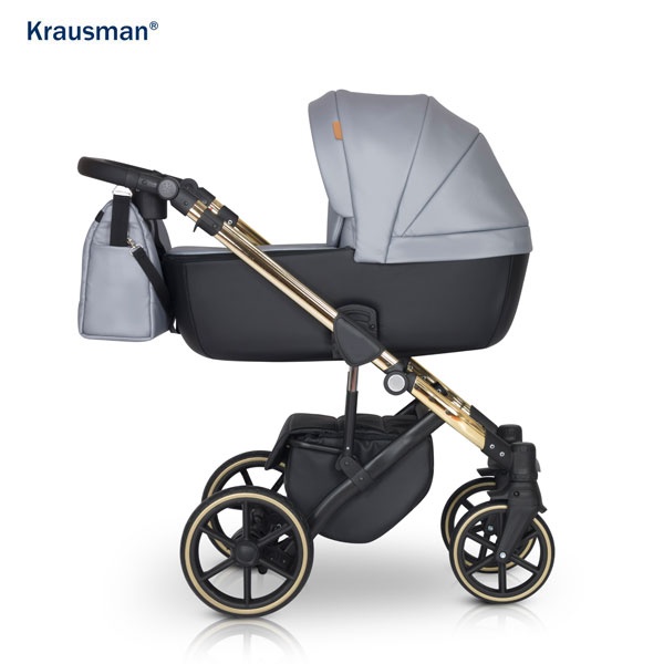 Krausman - Carucior 3 in 1 Storm Grey Gold - 1 | YEO