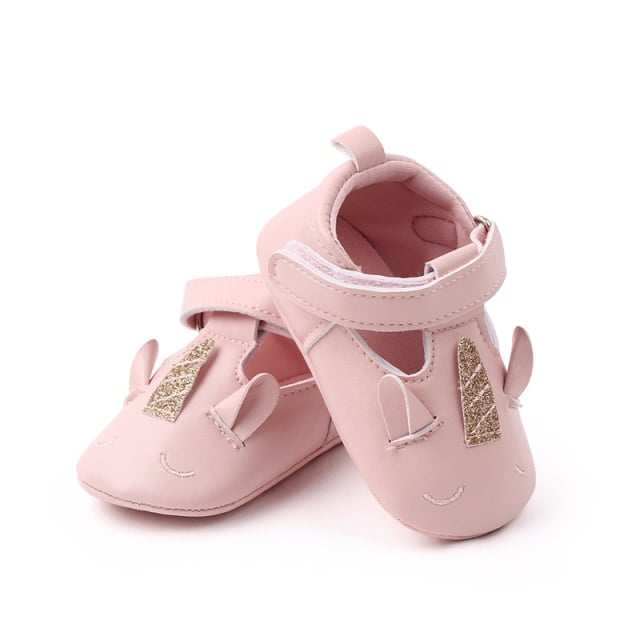 Pantofi roz cu design Unicorn pentru fetite - 4 | YEO