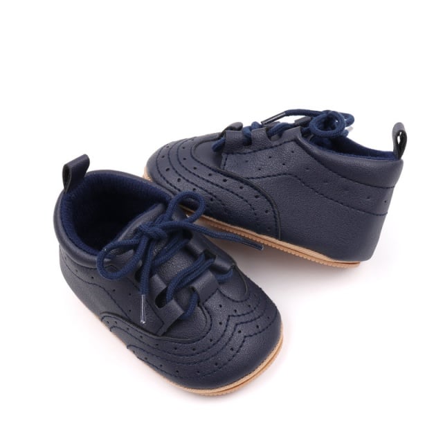 Pantofiori bleumarine pentru baietei - Peter - 4 | YEO