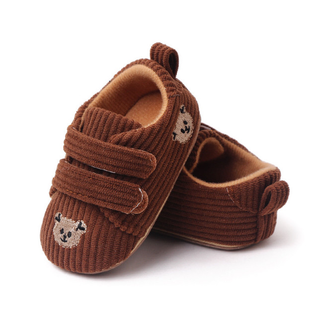 Pantofiori maro din reiat - Teddy - 3 | YEO