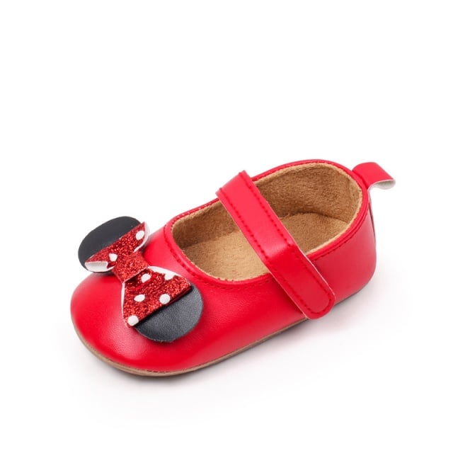 Pantofiori rosii cu fundita - Mouse - 5 | YEO