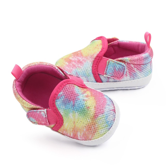 Pantofiori tie-dye colorati pentru fetite - 2 | YEO