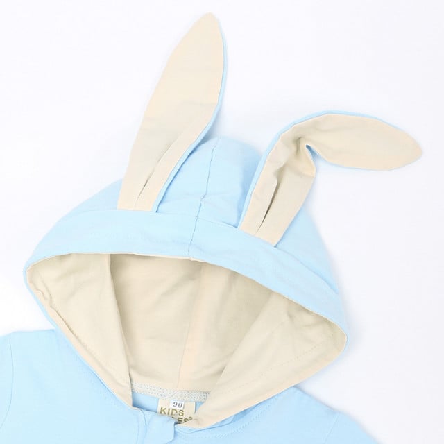 Salopeta bleu pentru baietei - Bunny - 3 | YEO