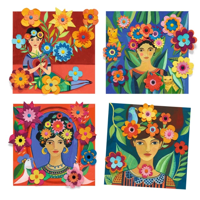 Set creativ Inspired by Frida Kahlo, Djeco - 1 | YEO