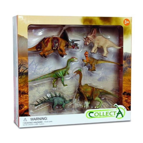 Set de 6 figurine pictate manual Dinozauri 1 89574