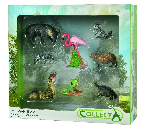 Set de 8 figurine pictate manual Wild Life