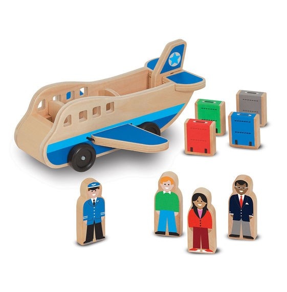 Set de joaca Avion cu pasageri Melissa and Doug