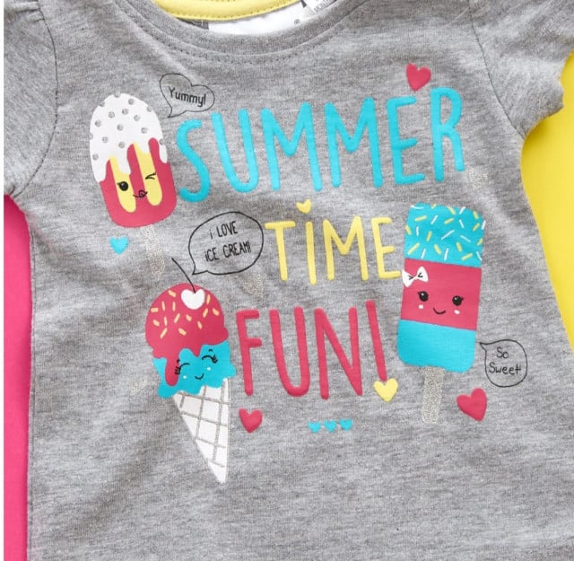 Tricou fetite - Summer time - 1 | YEO