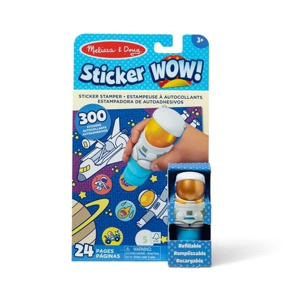 Activitati cu autocolante Sticker WOW Astronaut