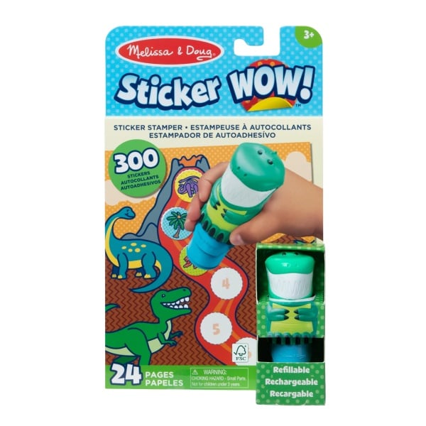 Activitati cu autocolante Sticker WOW Dinozaur