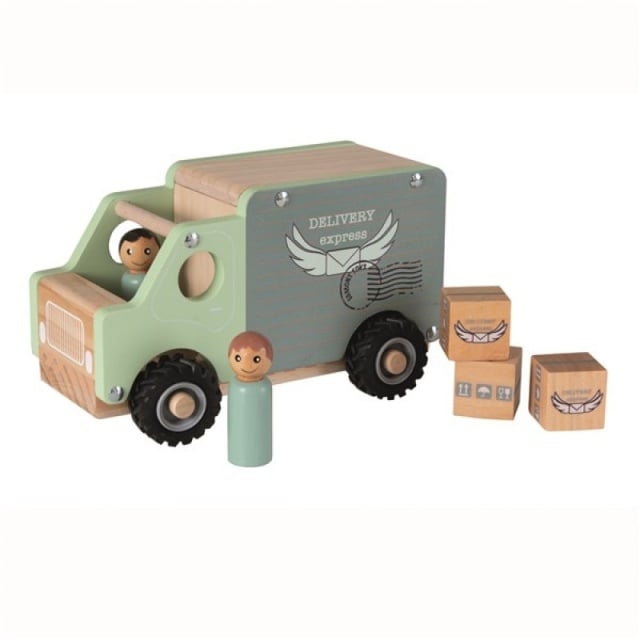 Camion din lemn pentru transport marfa, Egmont Toys - 1 | YEO