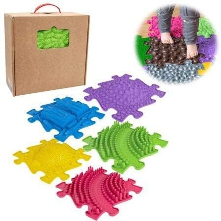 Covoras ortopedic senzorial puzzle Set Mediu A Muffik - 1 | YEO