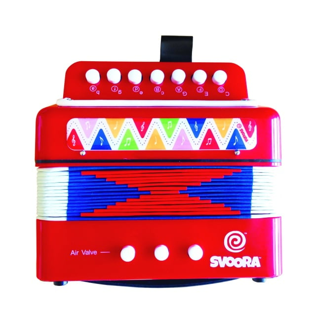 Instrument muzical acordeon rosu, Svoora - 3 | YEO