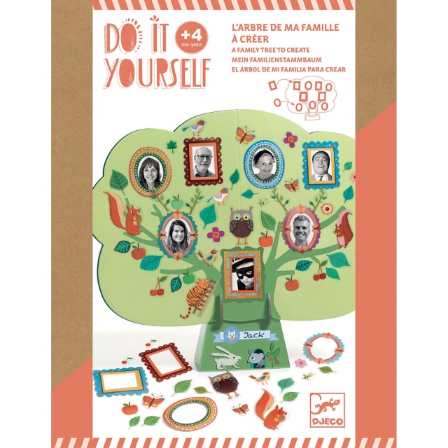 Joc creativ DIY Arborele genealogic, Djeco - 1 | YEO