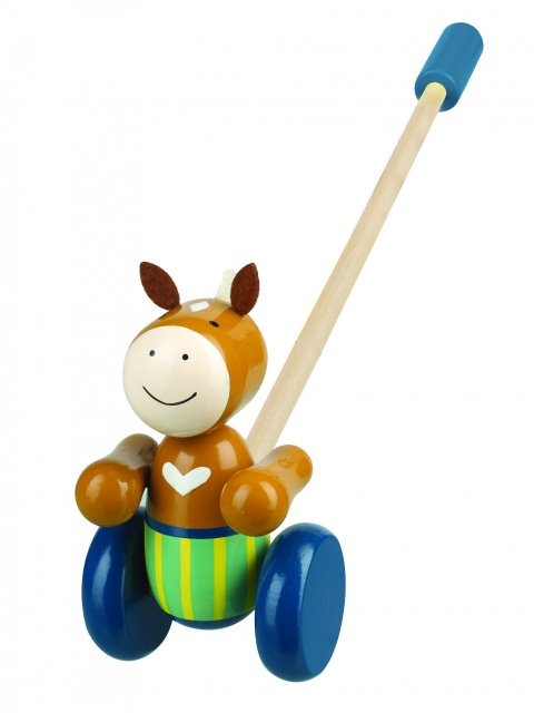 Jucarie de impins ponei, Orange Tree Toys - 3 | YEO