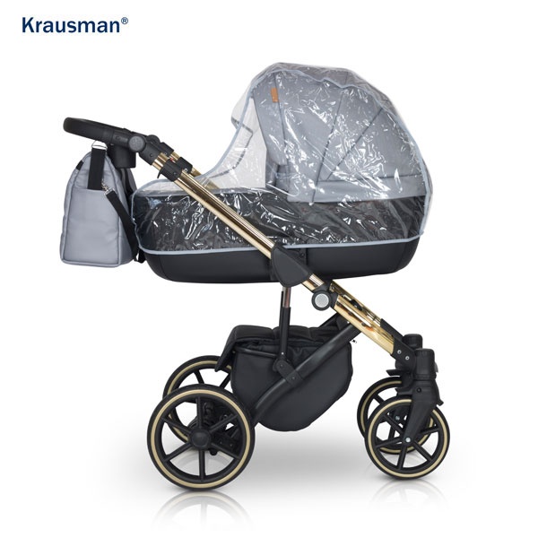 Krausman - Carucior 3 in 1 Storm Grey Gold - 2 | YEO