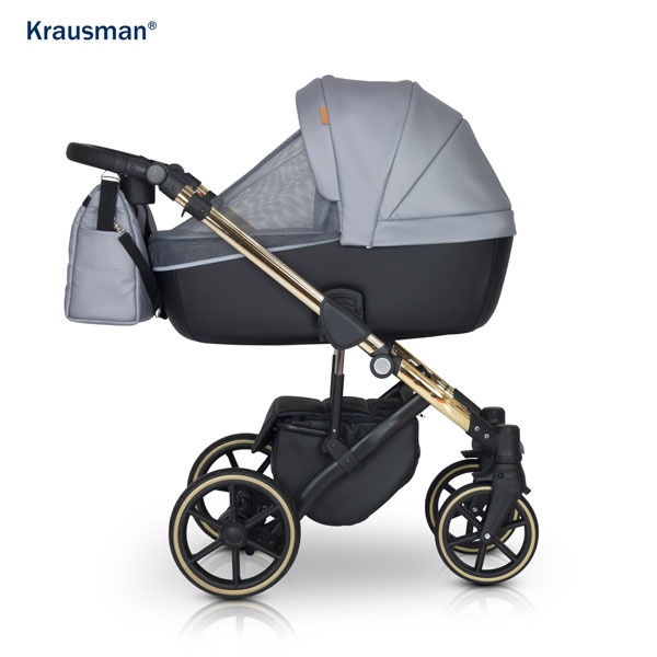 Krausman - Carucior 3 in 1 Storm Grey Gold - 3 | YEO