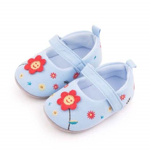 Pantofiori bleu - Floricica crosetata - 2 | YEO