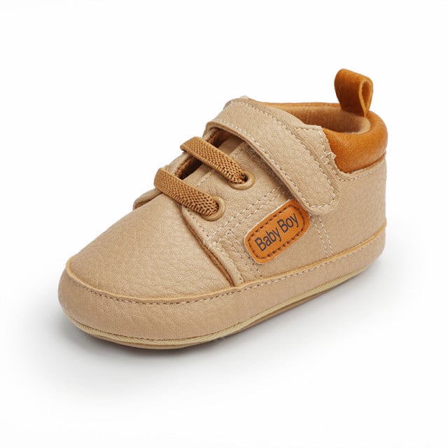 Pantofiori crem pentru baietei - Baby Boy - 3 | YEO