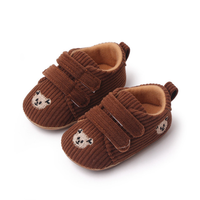 Pantofiori maro din reiat - Teddy - 4 | YEO