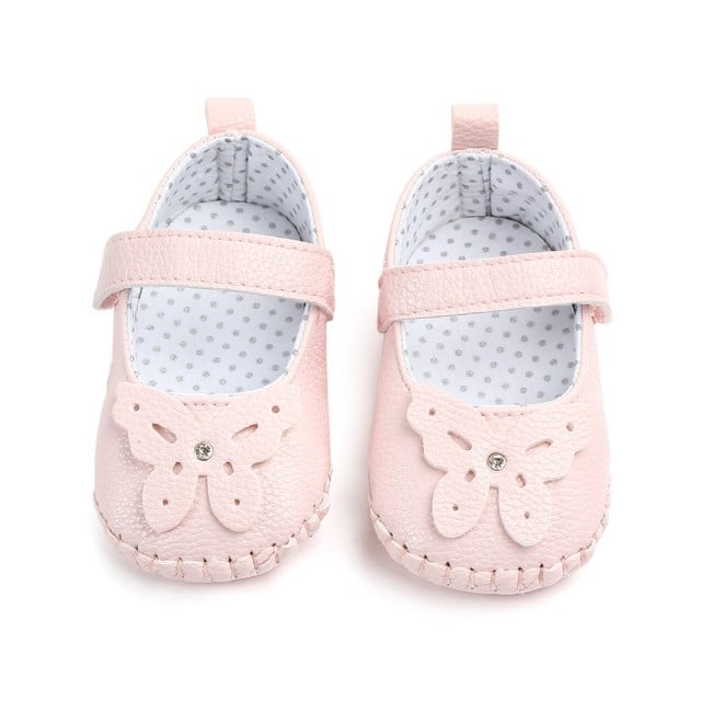 Pantofiori roz cu fluturas - 3 | YEO