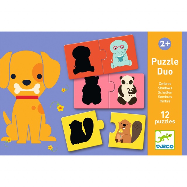 Puzzle duo Siluete, Djeco - 2 | YEO