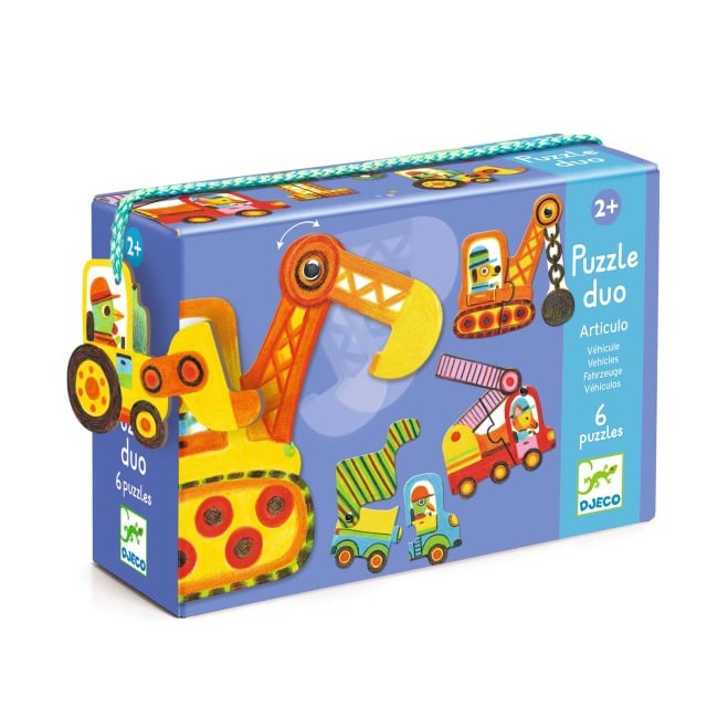 Puzzle mobil duo Vehicule, Djeco