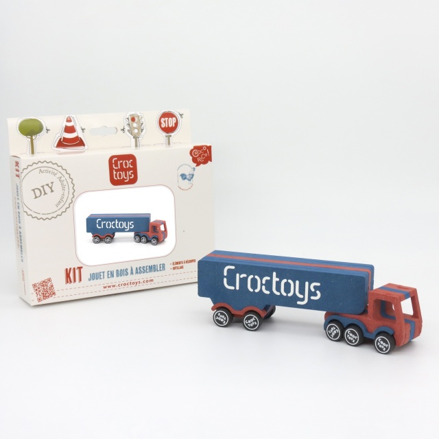 Set de constructie vehicul Tir transport marfa Remy, Croc toys - 2 | YEO