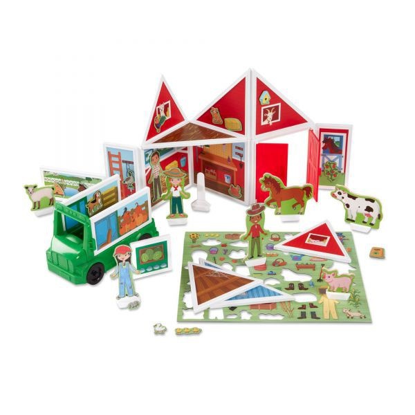 Set magnetic de joaca La Ferma - Melissa & Doug - 1 | YEO