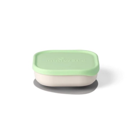 Bol pentru hrana bebelusi Miniware Snack Bowl, 100% din materiale naturale biodegradabile, Vanilla/Key Lime - Img 4