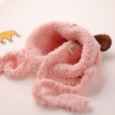 Caciulita roz pentru bebelusi - Teddy - Img 2