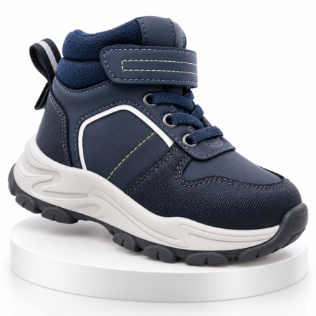 Ghete sport pentru baieti, Model Mountain, Bleumarin - Img 3