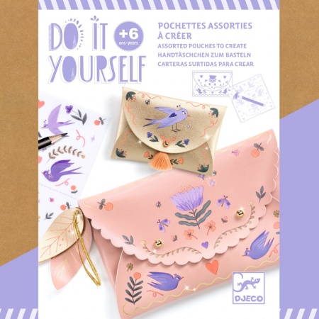 Joc creativ DIY Poseta si portmoneu, Djeco - Img 2