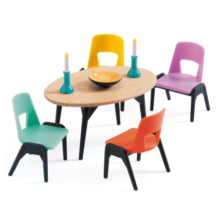 Joc de rol Mobila Dining, Djeco - Img 2