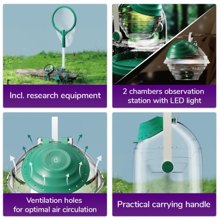 Kit STEM de explorare a insectelor și a lumii acvatice, TopBright - Img 3