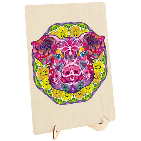 Puzzle lemn Porc - Img 2