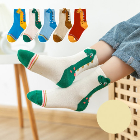 Set 5 perechi de sosetele pentru baietei - Dino