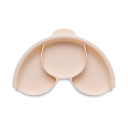 Set diversificare hrana bebelusi Miniware Healthy Meal, 100% din materiale naturale biodegradabile, 3 piese, Toffee/Peach - Img 4