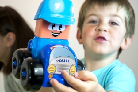 Joc constructii tematic Statie politie - Miniland - Img 2