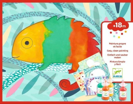 Joc creativ Bebe apasa si picteaza, Djeco - Img 2