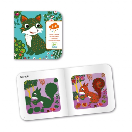 Joc creativ de razuit Animale prietenoase, Djeco - Img 4