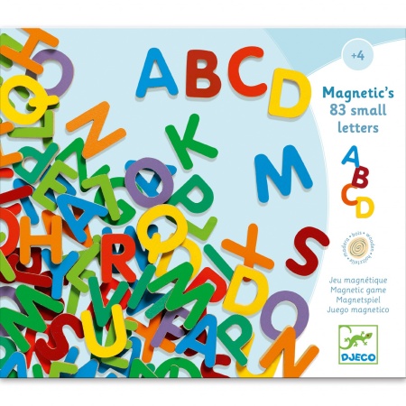 Joc cu magneti 83 Litere colorate, Djeco - Img 2