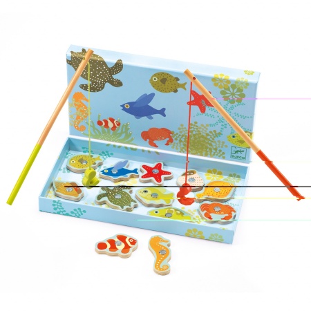Joc magnetic de pescuit Fishing tropic, Djeco - Img 2