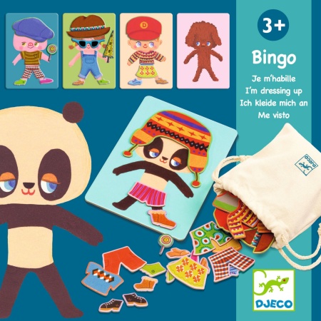 Jucarii educative Dress Up Bingo, Djeco - Img 2