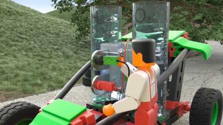 Kit STEM Masina alimentata cu hidrogen, Fischertechnik - Img 3