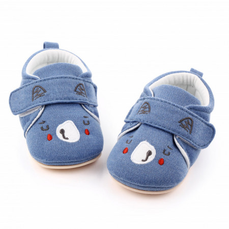 Pantofiori albastri pentru baietei - Teddy