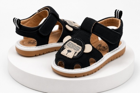 Sandalute pentru bebelusi cu piuitoare - Happy Cute Bear - Img 4