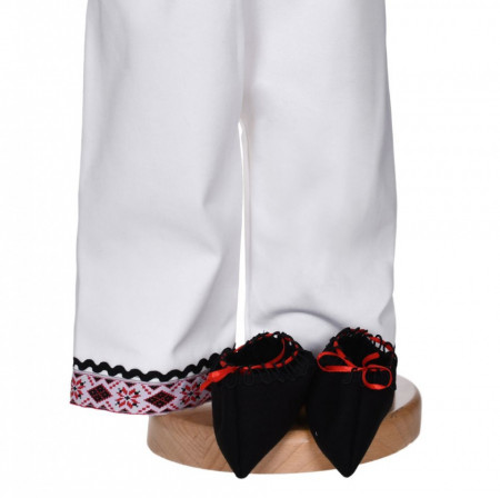 Set botez traditional baiat, trusou botez landou, lumanare si costum popular, Denikos® C9293 - Img 3