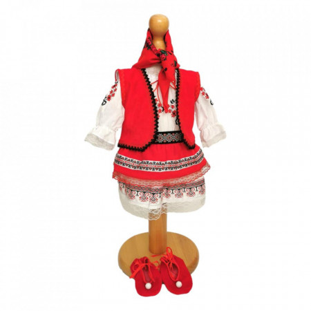 Set rochita populara, trusou si lumanare personalizata, decor traditional Denikos® C9015 - Img 2