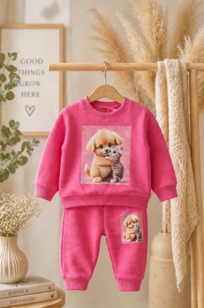Trening pentru bebelusi din bumbac Happy Pets - Img 2